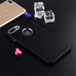 Wholesale iPhone 8 / 7 Metallic Style Slim Hybrid Case (Black)